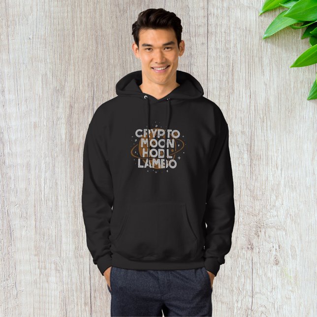 Crypto Moon HODL Lambo Hoodie (Skapare uppladdad)