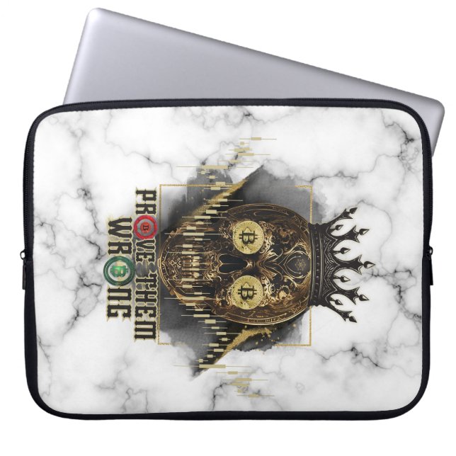 Crypto Motivation | Bitcoin | Prove them wrong  Laptop Fodral (Framsidan)