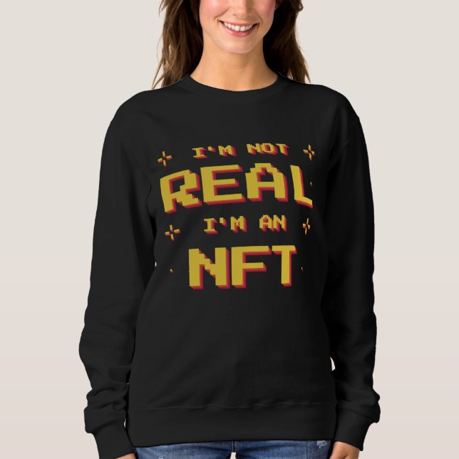 Crypto NFT Icke Fungibel Token Blockchain T Shirt (Framsida)