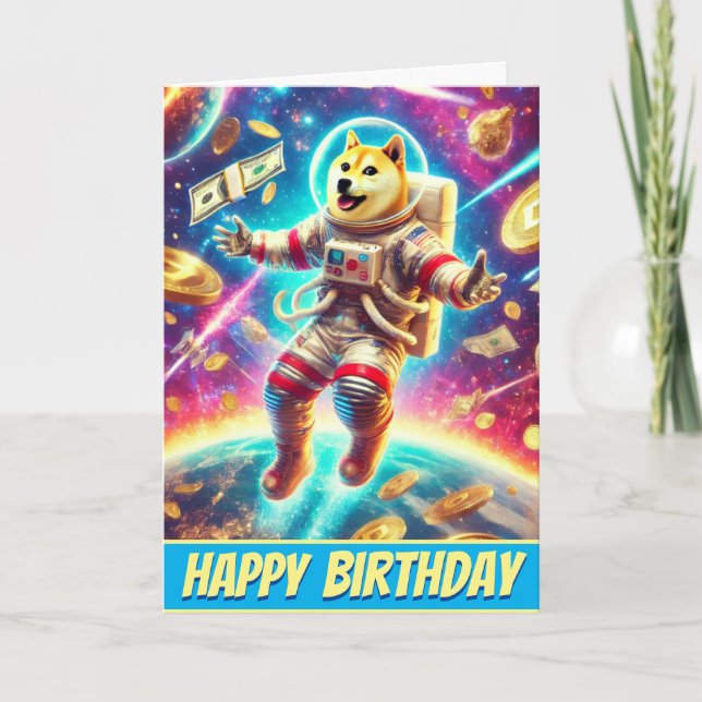 Crypto Odyssey: Doges Galactic Äventyr Kort (Framsida)