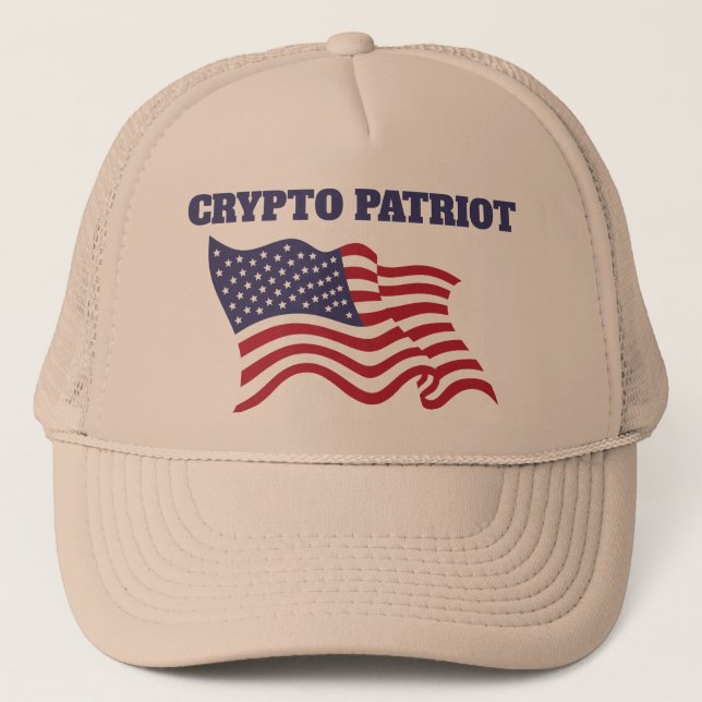 Crypto Patriot Hat för daglig Bära Keps (Framsida)