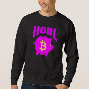 Crypto Piggy Bank Lång Ärmad Tröja