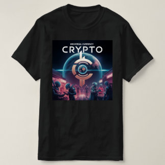 Crypto Planet Black T Shirt