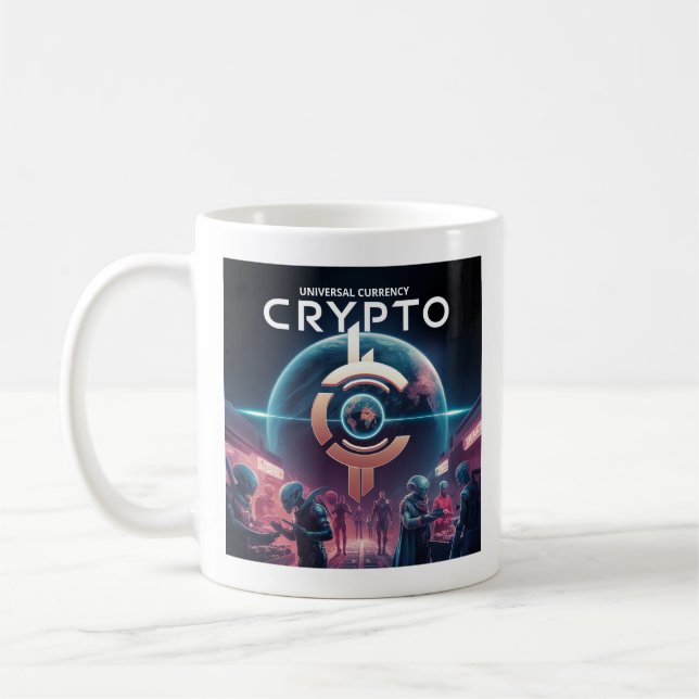 Crypto Planet Kaffemugg (Vänster)