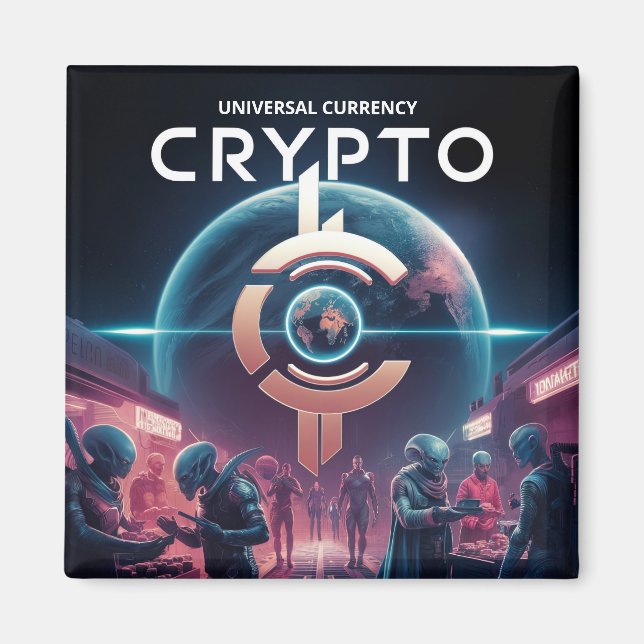 Crypto Planet Magnet (Framsidan)