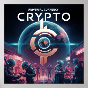 Crypto Planet Poster