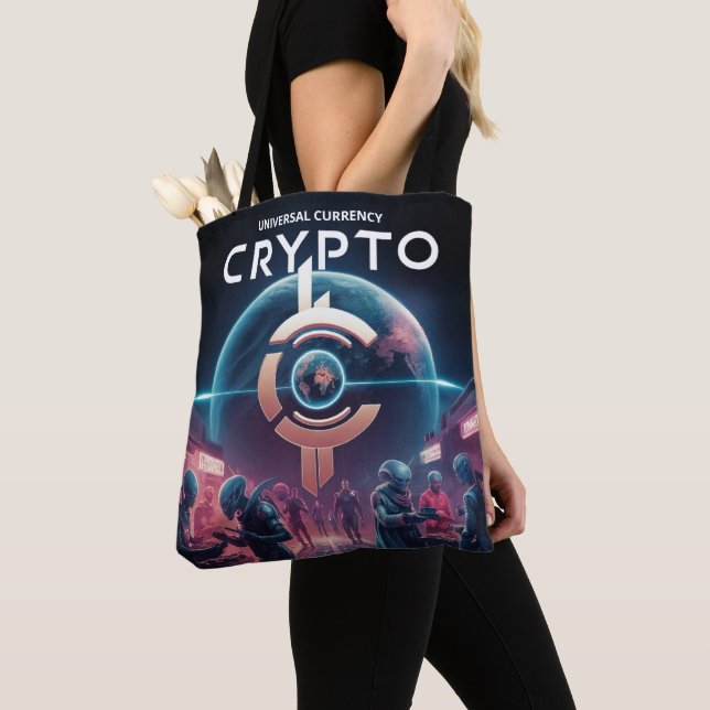 Crypto Planet Tygkasse (Närbild)