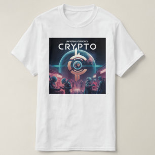 Crypto Planet White T Shirt