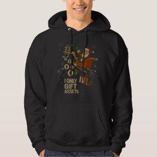 Crypto Sleigh Ride™ Santa ETH Blockchain Troende Hoodie