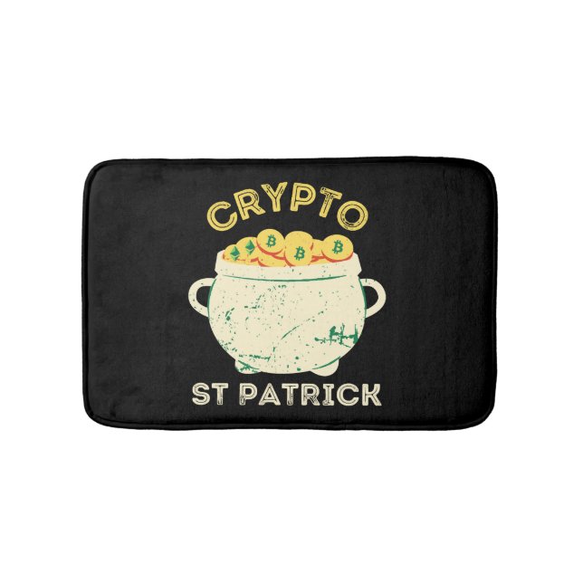 Crypto St Patrick St patricks day Badrumsmatta (Framsidan)