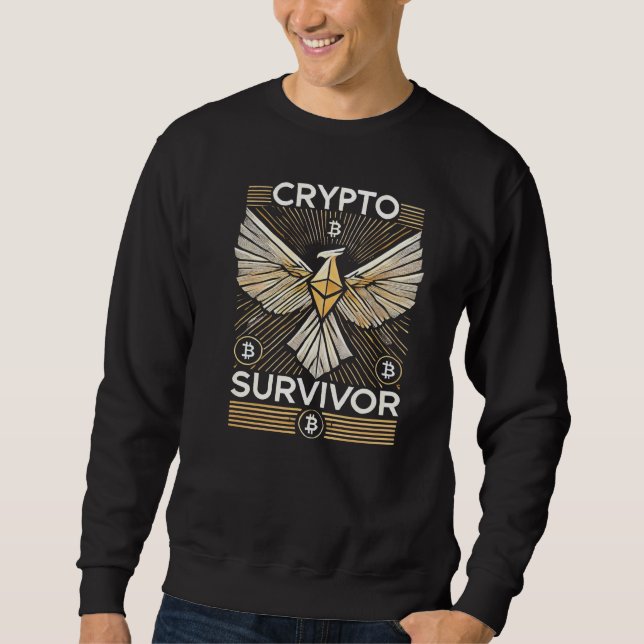 Crypto Survivor Lång Ärmad Tröja (Framsida)