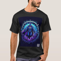 Crypto Toppen Hero T-Shirt Blue Lila
