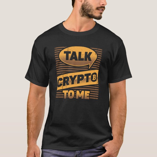 Crypto Trader Cryptocurrency Blockchain Hodl Candl T Shirt (Framsida)