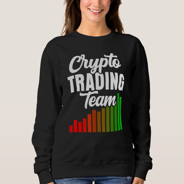 Crypto Trader Trader Cryptos T Shirt (Framsida)