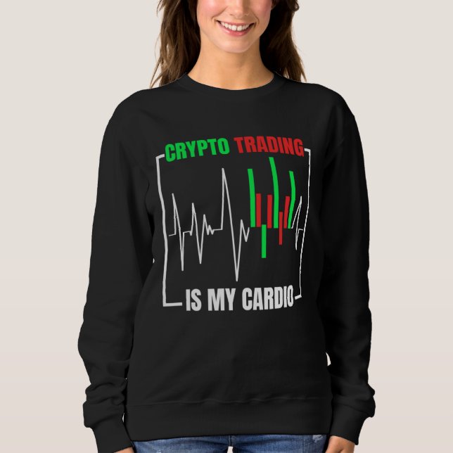 Crypto Trading Cryptocurrency Trader T Shirt (Framsida)
