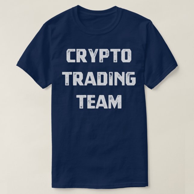Crypto Trading Team T Shirt (Design framsida)