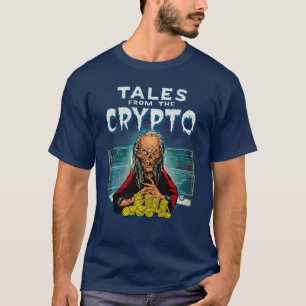 CRYPTOALES rolig kryptovalutagrävare serie BTC ko T Shirt