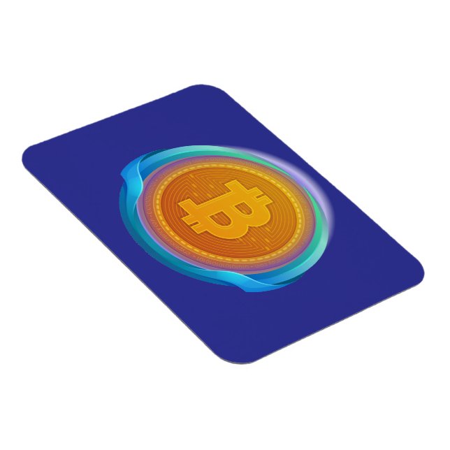 CRYPTOCURRENCY BITCOIN MAGNET (Högersidan)