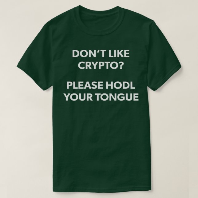 Cryptocurrency Crypto Bitcoin Ether Funny Blockcha T Shirt (Design framsida)
