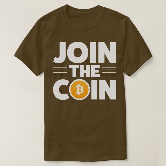 Cryptocurrency Crypto Bitcoin Funny Hodl Går med T Shirt (Design framsida)