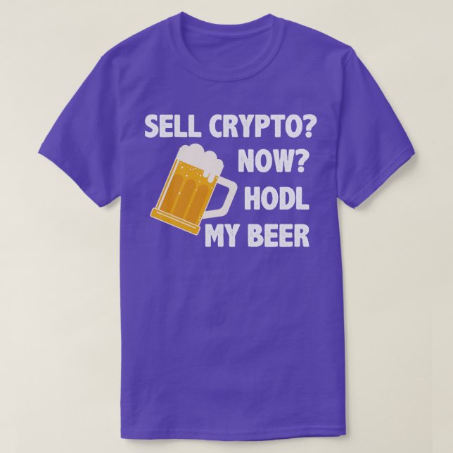 Cryptocurrency Crypto Bitcoin Funny Hodl T Shirt (Design framsida)