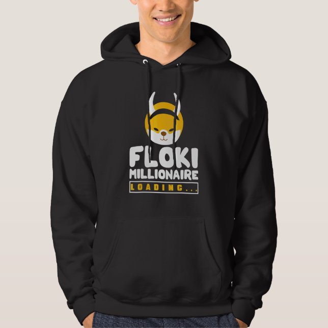 Cryptocurrency För manar Women Floki Crypto Millio Hoodie (Framsida)