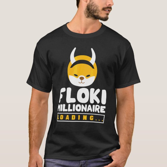 Cryptocurrency För manar Women Floki Crypto Millio T Shirt (Framsida)