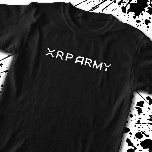 Cryptocurrency Meme XRP Army Quote Hodl Crypto T Shirt (Skapare uppladdad)