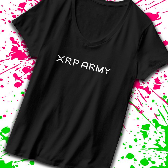 Cryptocurrency Meme XRP Army Quote Hodl Crypto T Shirt (Skapare uppladdad)