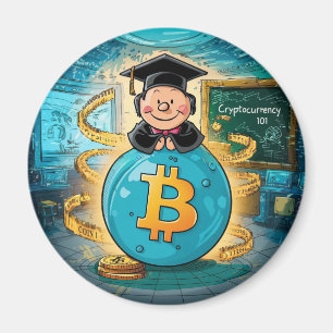 Cryptocurrency Studenten Magnet