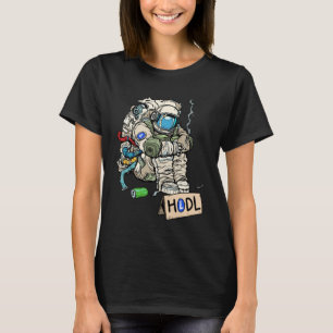 Cryptocurrency Talk Astronaut Hodler börjar för T Shirt
