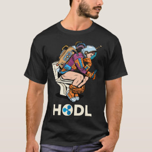 Cryptocurrency Talk Ripple XRP HODL Space Man On T Shirt