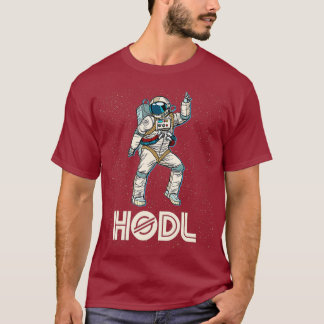 Cryptocurrency Talk XLM Roligt HODL Stellar Disco T Shirt