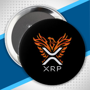 Cryptocurrency XRP Crypto Orange Stigning Phoenix Knapp