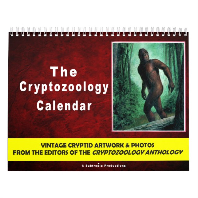 CRYPTOZOLOGY CALENDAR KALENDER (Omslag)