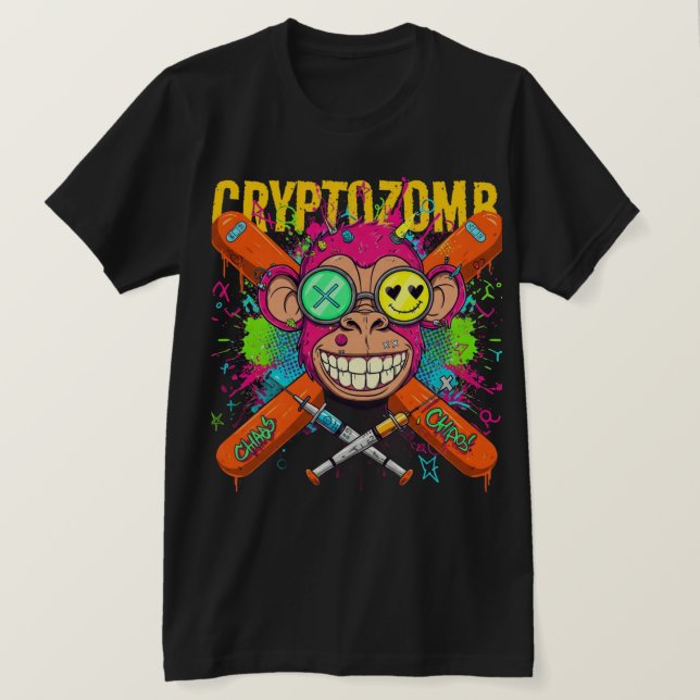 CRYPTOZOMB T SHIRT (Design framsida)