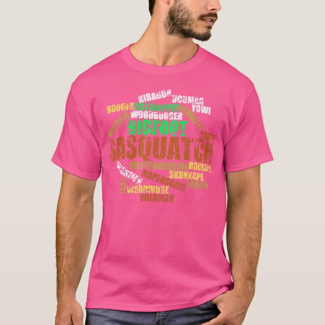 Cryptozoology Bigfoot Sasquatch Cryptid Skunk Ape T Shirt (Framsida)
