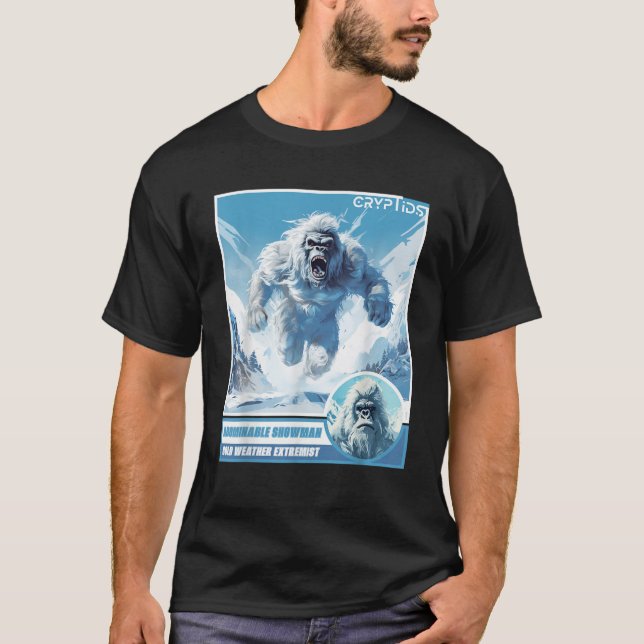 Cryptozoology Cryptid Believer Apparel Unisex Kids T Shirt (Framsida)