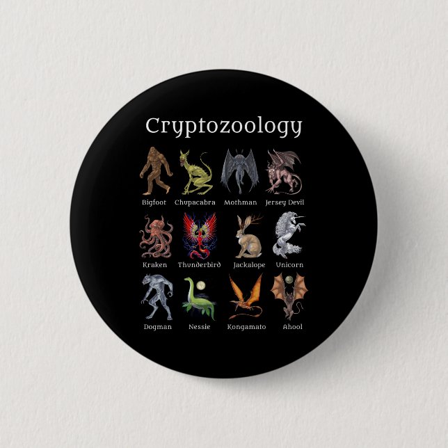 Cryptozoology Cryptid Creatures Knapp (Framsida)