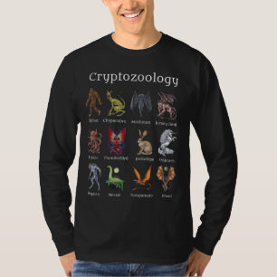Cryptozoology Cryptid Creatures T Shirt