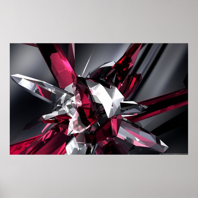 Crystal Abstrakt Poster (Framsidan)