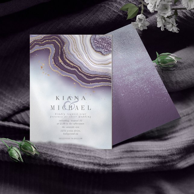 Crystal Agate Bröllop Amethyst ID825 (Skapare uppladdad)