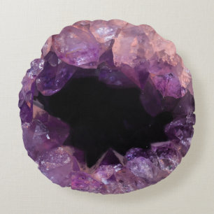 Crystal agate rund kudde