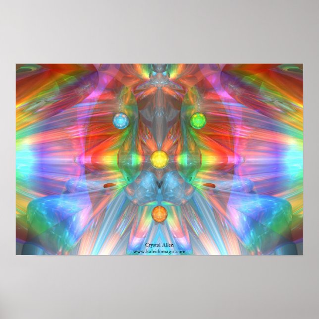 Crystal Alien Poster (Framsidan)