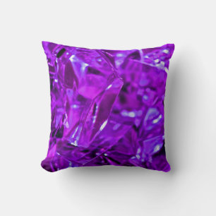 Crystal Amethyst Lila Gemstone Kudde