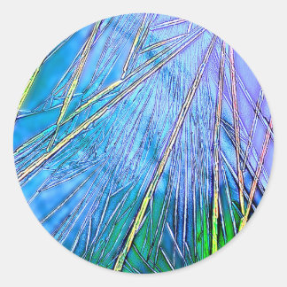 Crystal Art: Blue Crystal Runt Klistermärke