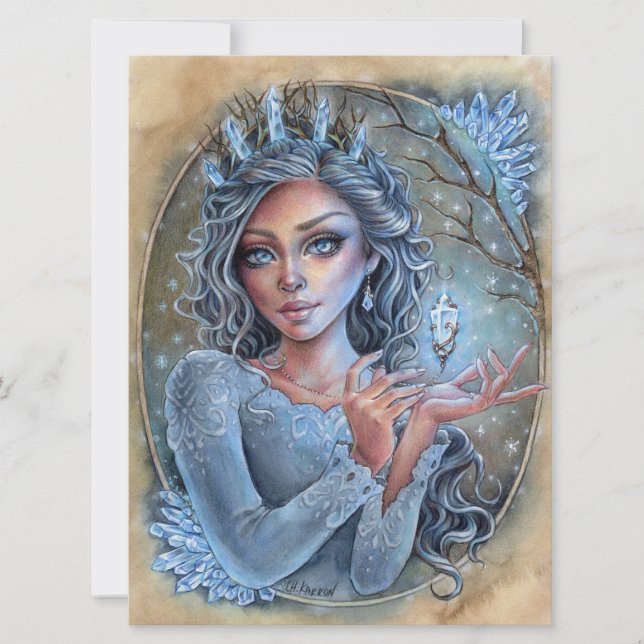 Crystal Art Card Fantasy Enchantress Magic (Framsida)