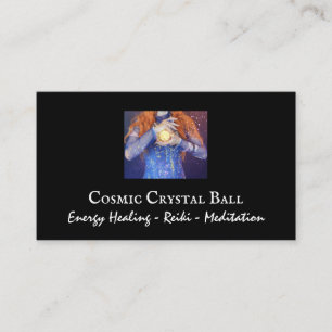 Crystal Ball Energi Healing Reiki & Healing Visitkort