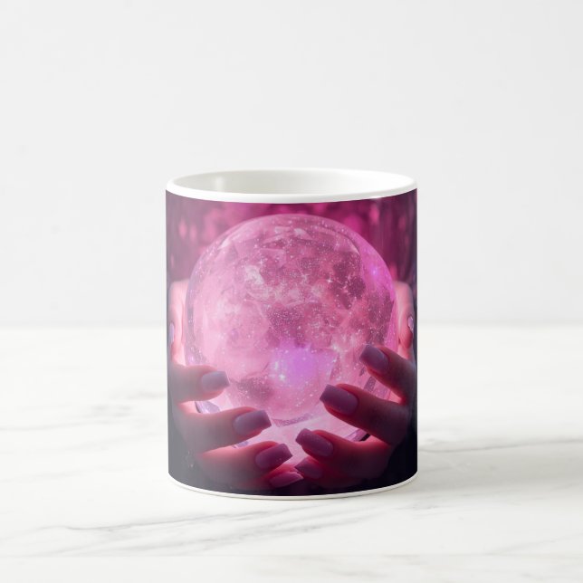 Crystal Ball Mug | Mystic Witch Aesthetic Cup Kaffemugg (Center)