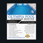 Crystal Bassäng, Swimming Bassäng Städning reklam Flygblad<br><div class="desc">Crystal Bassäng,  Swimming Bassäng Städning Service Advertising Flyer från Affärskort Store.</div>